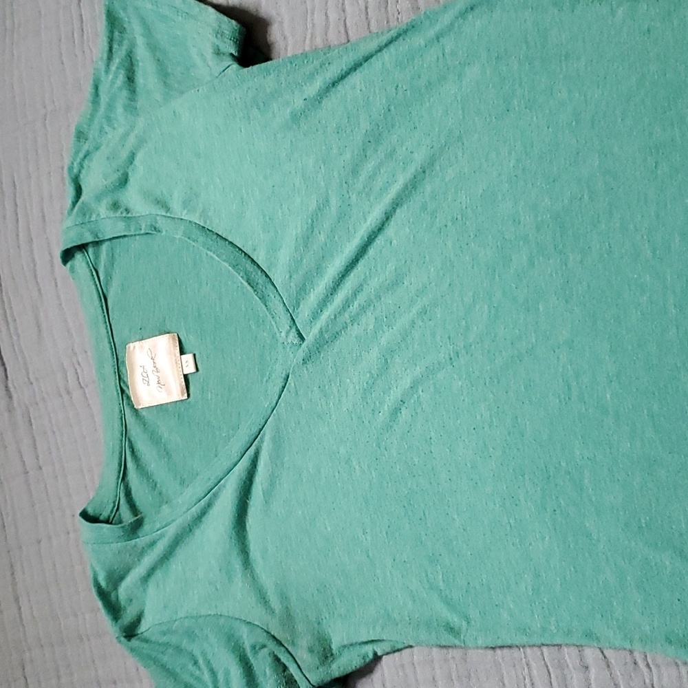 Green shirt